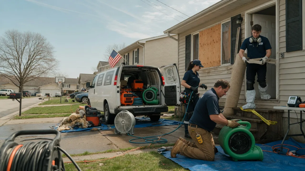Water Damage Restoration in Bushton, KS near me